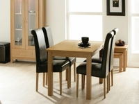 Metro Waxed Oak Extending Dining Set
