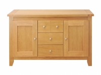 Metro Waxed Oak Large Sideboard