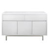 Miami Sideboard White Gloss 3 Door 2 Drawer