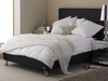 Milan Black Faux Leather Bed