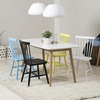 Nagano White & Oak Dining Table with 4 Chairs
