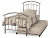Neptune Pearl Silver Bed & Guest Bed