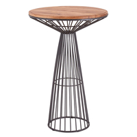 New Foundry Circular Bar Table Elm