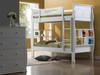 Oasis White Sleigh Bunk Bed