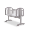 Obaby Sophie Swinging Crib – White (Colour: Warm Grey)