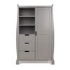 Obaby Stamford Nursery Wardrobe Taupe Grey