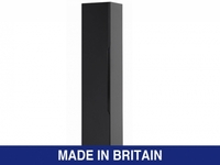 Orient Black High Gloss Single Wardrobe