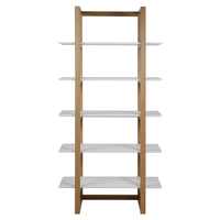 Osaka Wall Unit Bookcase Oak & White