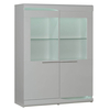 Ovio Display Cabinet White Gloss