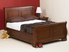 Pacino Wild Cherry Sleigh Bed
