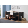 Paddington Cabin Bed Black and Walnut