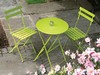Padstow 60cm Lime Green Foldable Bistro Set