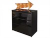 Palermo Black Gloss 3 Drawer Chest