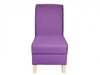 Paris Purple Fabric Deep & Scroll Chair