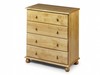 Pickwick Solid Pine 4 Drawer Chest