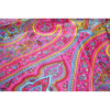 Pink Fleece Printed Satin Throw