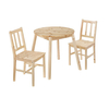 Prague Pine Dining Table Set with 2 Chairs