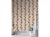 Precious Terracotta and Beige Floral Wallpaper