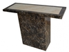 Ravelli Brown Marble Console Table