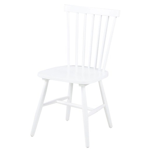 Riano Dining Chair Rubberwood (Single - Various Colours Available) (Colour: White)
