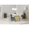 Riano Dining Table Set with 4 Multicoloured Chairs (Chair Colour: Black,  Number of Chairs: 4)