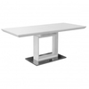 Rigby White High Gloss Extending Dining Table 4-6 Seater