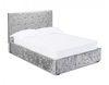 Rimini Crushed Velvet Bed Frame Double & King Size (Bed Size: Double)