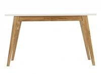 Rimini White & Oak Rectangular Dining Table