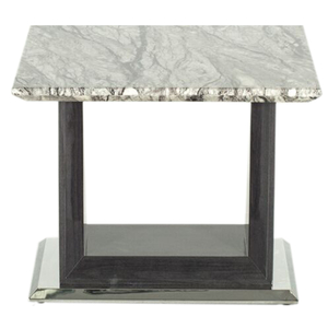Rina Marble Lamp Table Grey