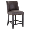 Rodeo Bar Stool (Material: Leather,  Colour: Brown)