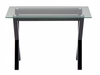 Roma Black High Gloss & Clear Glass Console Table