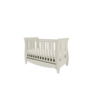 Roma Space Saver Sleigh Cot Bed with Under Bed Drawer - Linen