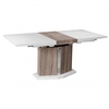 Roman White High Gloss Extending Dining Table 6 - 8 Seater
