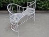 Romance Antique White 2 Seater Cupid Seat