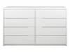 Samantha White 4 4 Wide Lacquered Chest of Drawers