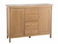 Samuel Solid Oak Large Sideboard