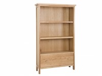 Samuel Solid Oak Low Bookcase