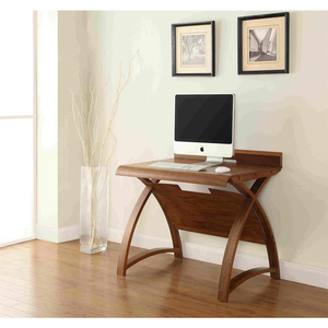 Santiago 90 cm Laptop Table Walnut Finish