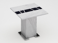 Santos Marble Lamp Table