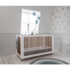 Siena 3 in 1 Cot Bed - White & Beech