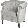 Silver Chesterfield Tub Chair