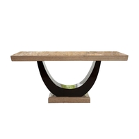 Sintra Brown Marble Dining Table 6-8 Seater