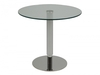 Sortello Round Coffee Table Clear Glass