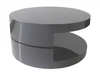 Spiral Round Black High Gloss Coffee Table