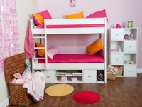 Stompa Uno White Storage Bunk Bed