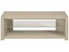 Strong Pasadena Oak & Clear Glass TV Unit