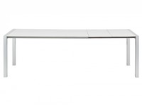 Stuart White Gloss Extending Dining Table