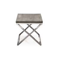 Tephra Dark Wood Lamp Table