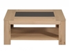 Titan Natural Oak Coffee Table with Shelf