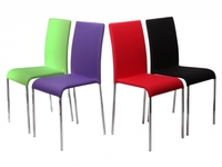 Tone Fabric Stacking Dining Chairs